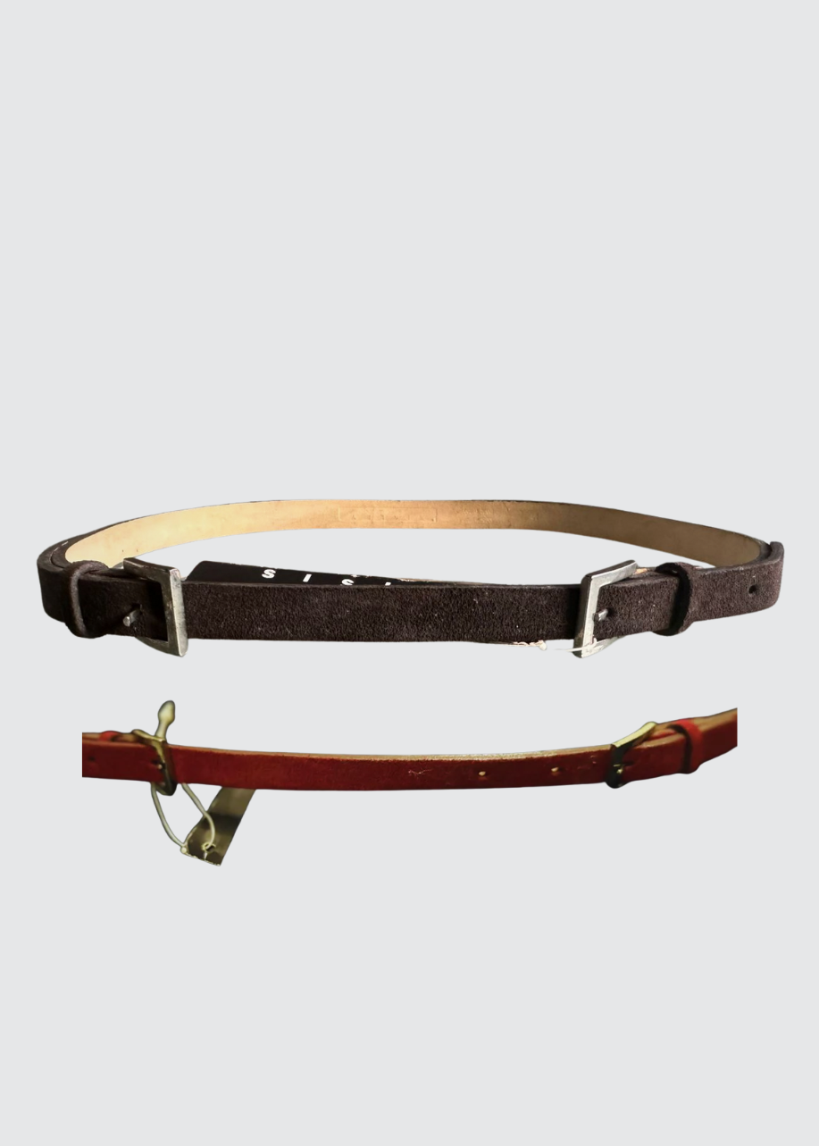 Cinturón Skinny de Gamuza