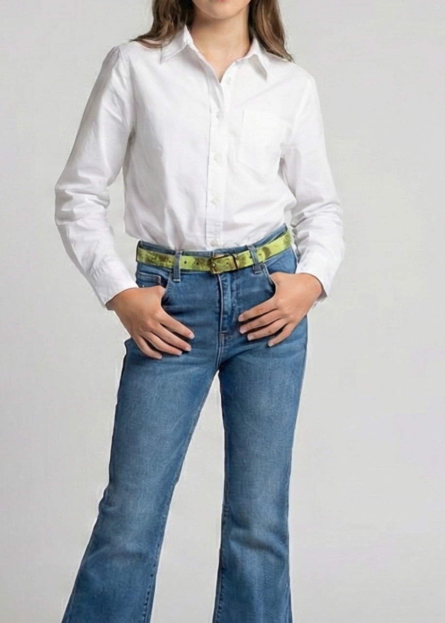 Cincho Verde Con Brillantina